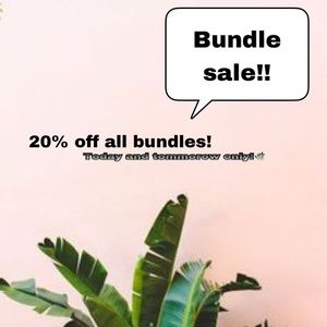 Bundle bundle and more bundles!